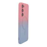 ENKAY HAT PRINCE For Samsung Galaxy S25   Silicone Magnetic Case Gradient Color Cover