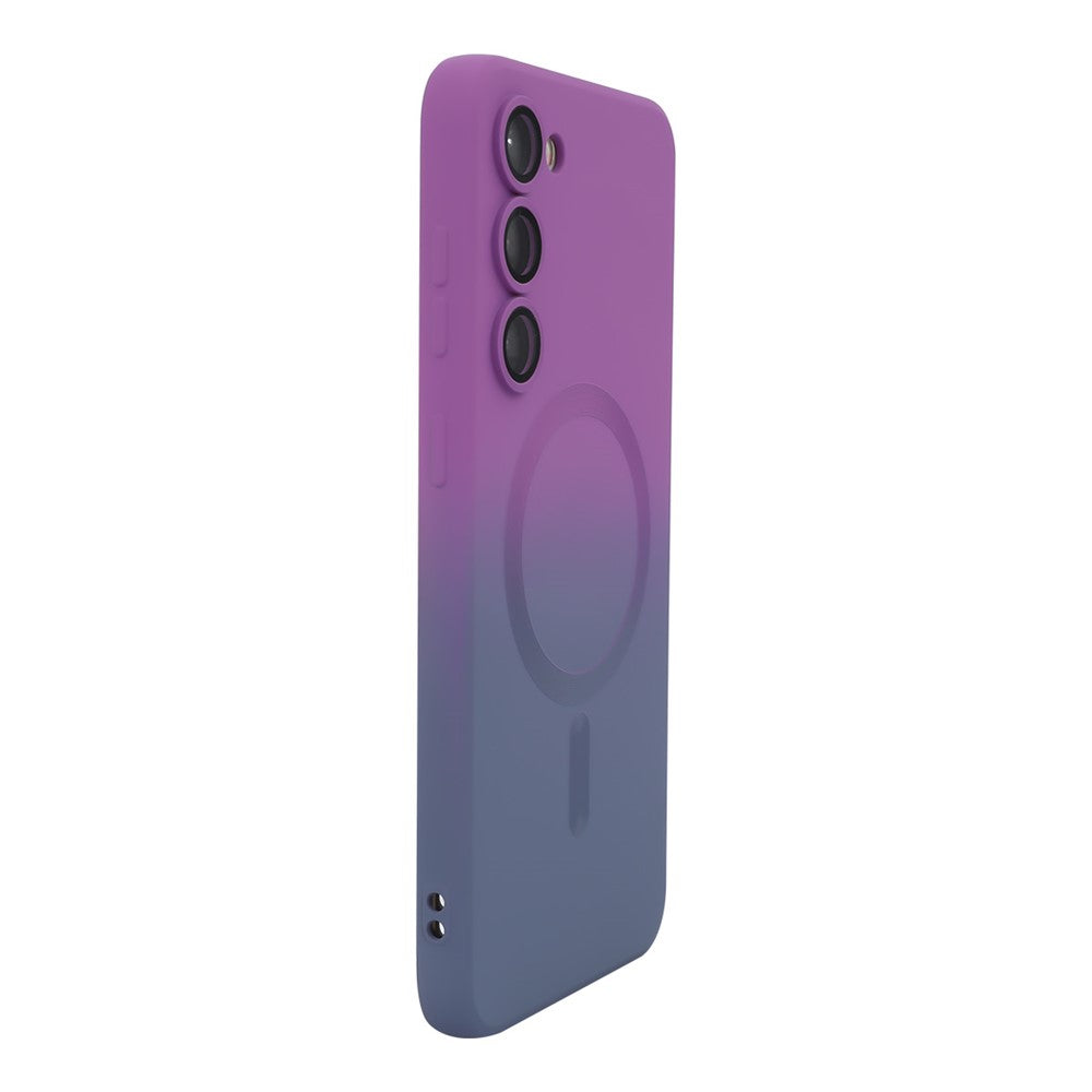 ENKAY HAT PRINCE For Samsung Galaxy S25   Silicone Magnetic Case Gradient Color Cover