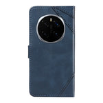 For Honor Magic7 Pro 5G Leather Case Geometric Line Wallet Phone Cover with Wrist Strap