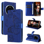 For Honor Magic7 Pro 5G Wallet Case Floral Butterfly Imprinted Leather Phone Cover Stand