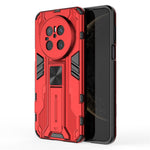 For Huawei Mate 70 Case PC + TPU Shockproof Phone Cover with Kickstand - Black