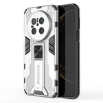 For Huawei Mate 70 Case PC + TPU Shockproof Phone Cover with Kickstand - Black