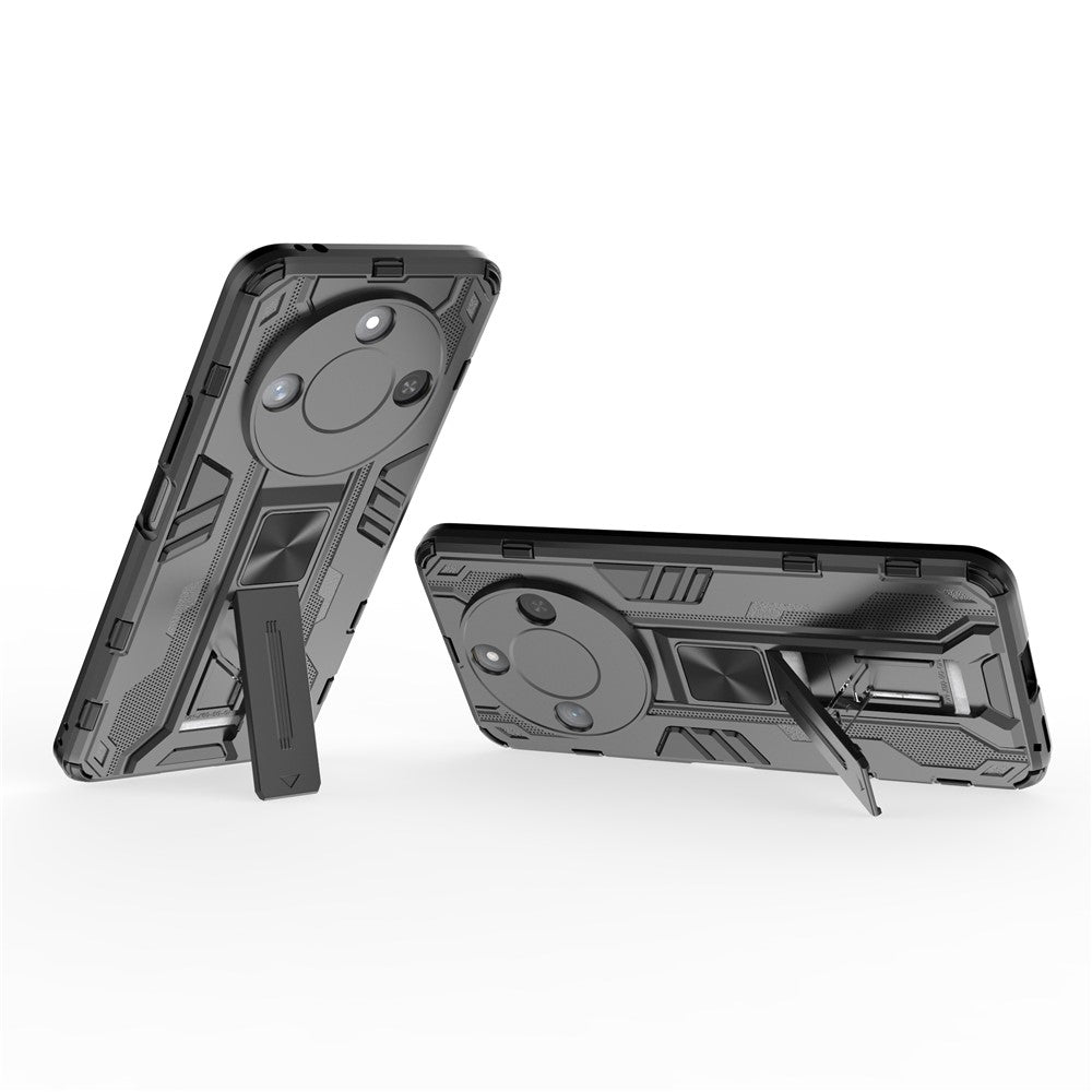 For Honor X60 5G Case PC + TPU Shockproof Phone Cover with Kickstand