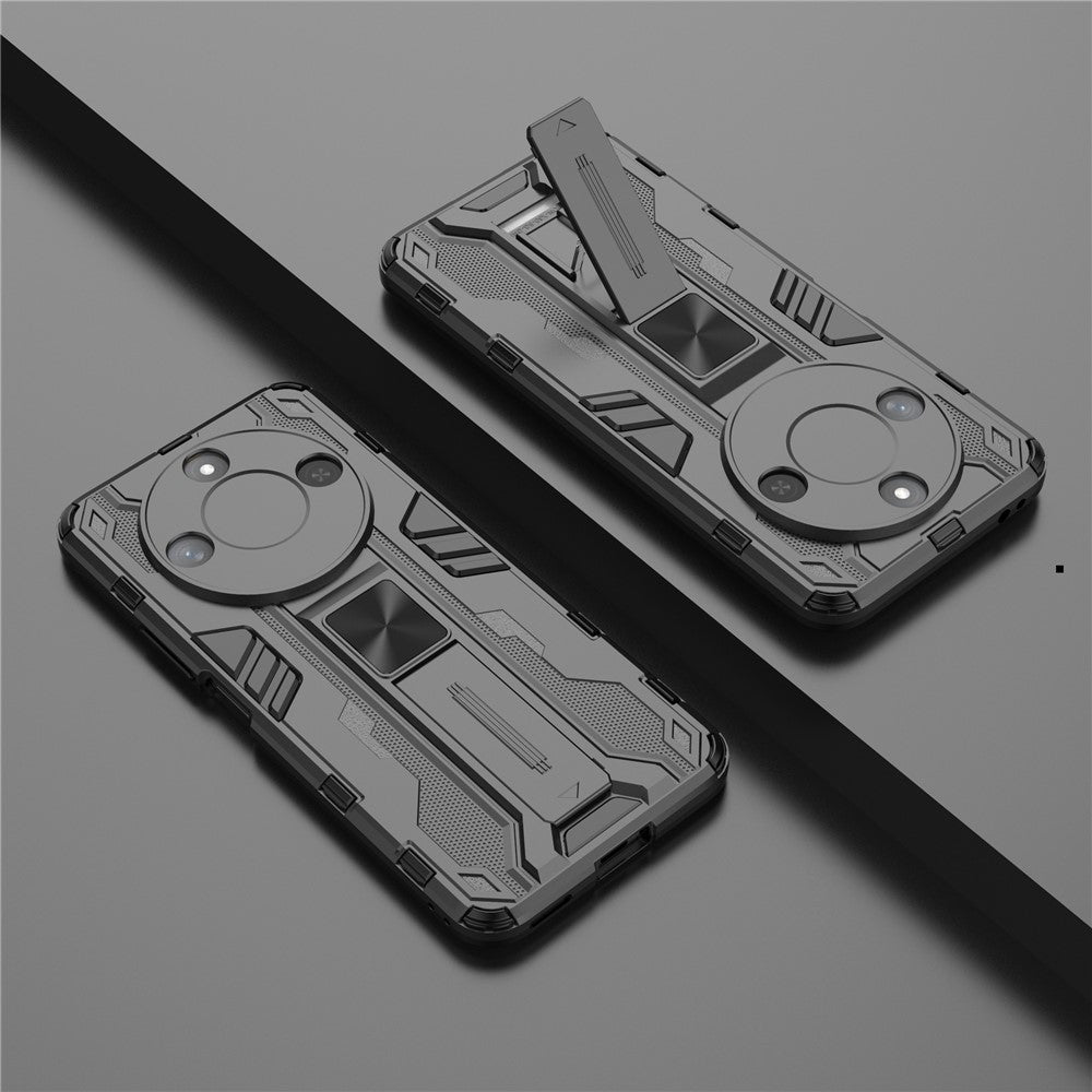 For Honor X60 5G Case PC + TPU Shockproof Phone Cover with Kickstand