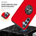 For Samsung Galaxy A26 5G Case PC + TPU Phone Cover with Rotatable Ring Holder