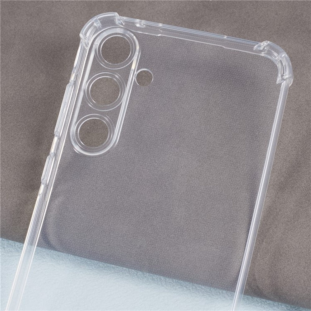 Til Samsung Galaxy A26 5G Telefoncover Forstærket Fire Hjørner Anti-Fald Gennemsigtig TPU Cover