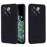 OnePlus 10T 5G / Ace Pro 5G Flytande silikon Stötsäkert Skyddande mobilskal Mjukt Fiberfoder Reptåligt Skal med Rem