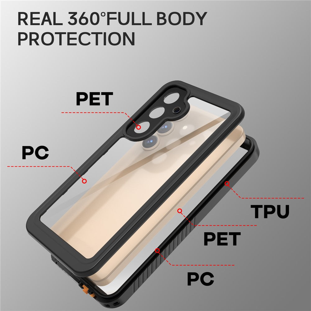 REDPEPPER FS / FM-serien til Samsung Galaxy S25+ Vandtæt Cover IP68 Stødsikkert Telefoncover