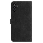 For Samsung Galaxy A26 5G Case Flower Design Leather Wallet Phone Cover with Wrist Strap