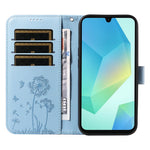 Samsung Galaxy A18 5G / A18 4G A17 5G / A17 4G / A26 5G / A16 5G / A16 4G-læderetui, tegnebogsetui med mælkebøttemønster