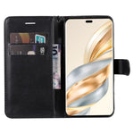 For Honor X60 Pro 5G / Magic7 Lite 5G / X9c 5G Case Solid Color Leather Mobile Cover Wallet Stand with Strap
