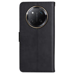 For Honor X60 Pro 5G / Magic7 Lite 5G / X9c 5G Case Solid Color Leather Mobile Cover Wallet Stand with Strap