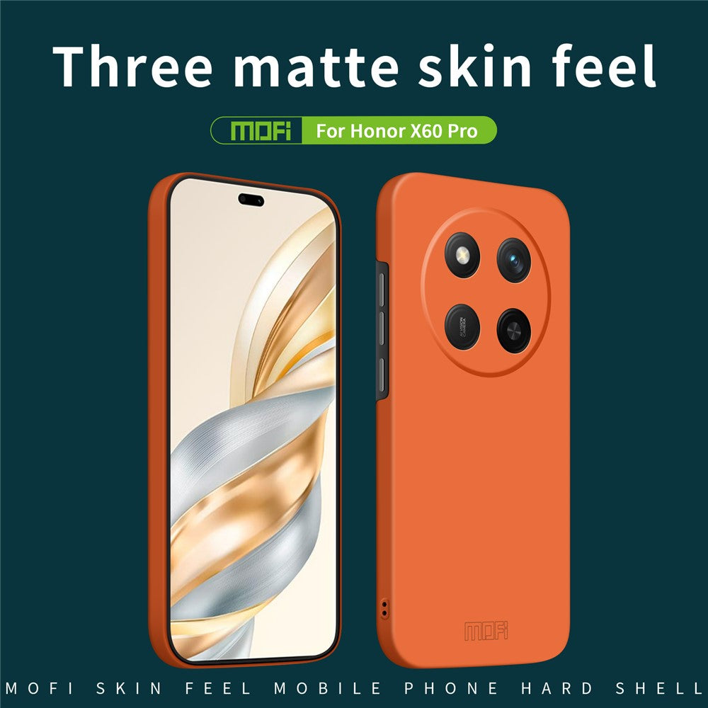 MOFI För Honor Magic7 Lite 5G / X9c 5G / X60 Pro 5G JK Qin-serien Skin-Touch Matt Mobilskal Akryl+TPU Stötsäkert Skydd