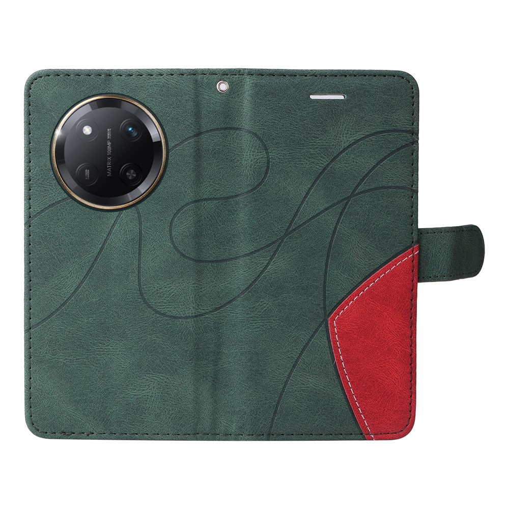 For Honor X60 Pro 5G / Magic7 Lite 5G / X9c 5G Leather Case Wallet Stand Color Splicing Phone Cover