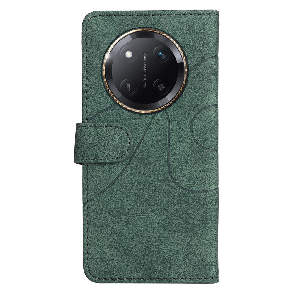 For Honor X60 Pro 5G / Magic7 Lite 5G / X9c 5G Leather Case Wallet Stand Color Splicing Phone Cover