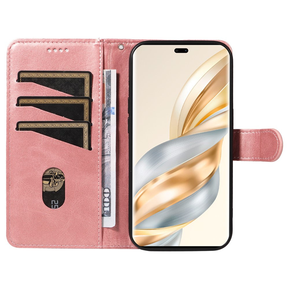 For Honor X60 Pro 5G / Magic7 Lite 5G / X9c 5G Wallet Phone Case T-Shape Lines Leather Cover