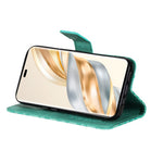 For Honor Magic7 Lite 5G / X9c 5G / X60 Pro 5G Phone Case Sunflower Imprinted Leather Wallet Stand Cover with Strap
