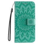 For Honor Magic7 Lite 5G / X9c 5G / X60 Pro 5G Phone Case Sunflower Imprinted Leather Wallet Stand Cover with Strap