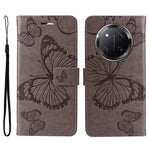 For Honor X60 Pro 5G / Magic7 Lite 5G / X9c 5G Wallet Case Floral Butterfly Imprinted Leather Phone Cover Stand