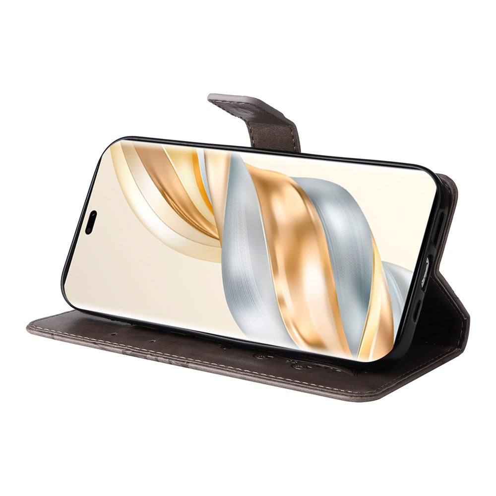 For Honor X60 Pro 5G / Magic7 Lite 5G / X9c 5G Wallet Case Floral Butterfly Imprinted Leather Phone Cover Stand