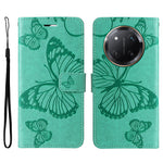 For Honor X60 Pro 5G / Magic7 Lite 5G / X9c 5G Wallet Case Floral Butterfly Imprinted Leather Phone Cover Stand