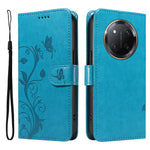 For Honor X60 Pro 5G / Magic7 Lite 5G / X9c 5G PU Leather Cases Flower Pattern Wallet Stand Phone Cover with Strap