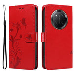For Honor X60 Pro 5G / Magic7 Lite 5G / X9c 5G PU Leather Cases Flower Pattern Wallet Stand Phone Cover with Strap