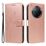 For Honor X60 Pro 5G / Magic7 Lite 5G / X9c 5G PU Leather Cases Flower Pattern Wallet Stand Phone Cover with Strap