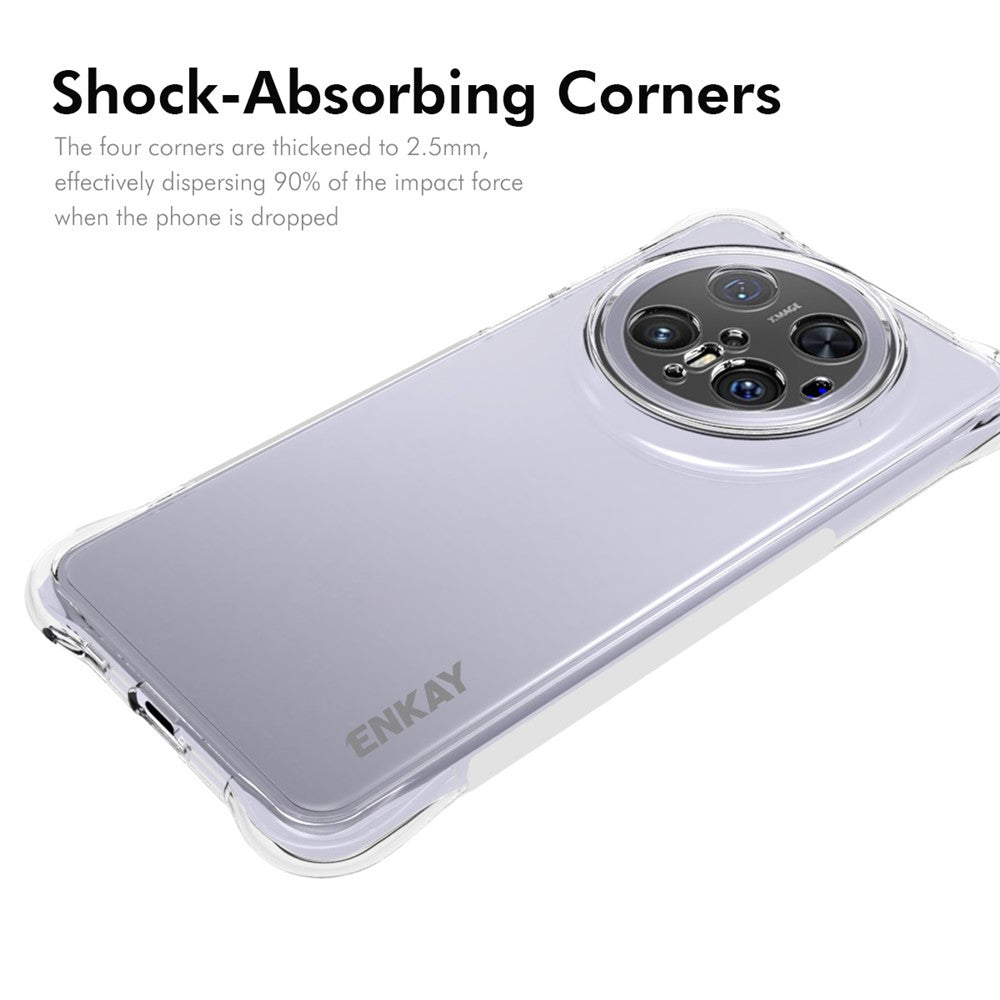 ENKAY HAT PRINCE For Huawei Mate 70 Pro Clear Phone Case   Shockproof Anti-Slip TPU Cover