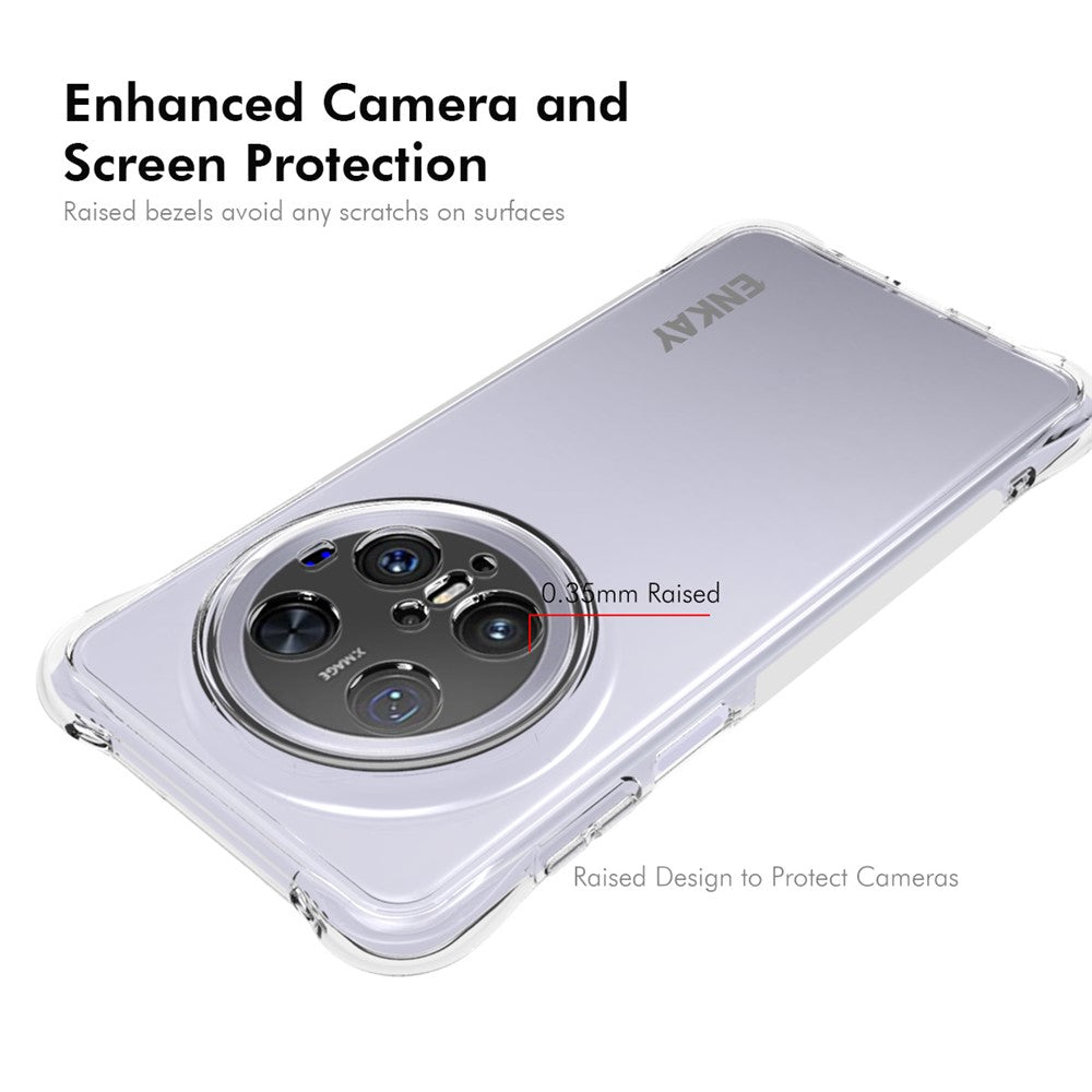 ENKAY HAT PRINCE For Huawei Mate 70 Pro Clear Phone Case   Shockproof Anti-Slip TPU Cover