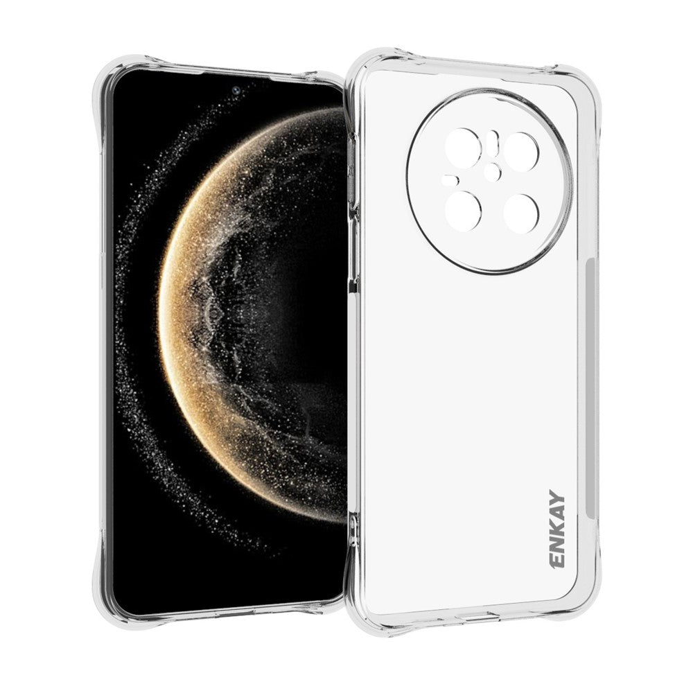 ENKAY HAT PRINCE För Huawei Mate 70 Genomskinligt mobilskal Stötsäkert Halkfritt TPU-Skal