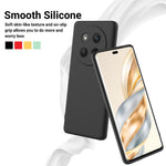 For Honor Magic7 Lite 5G / X9c 5G / X60 Pro 5G Case Liquid Silicone Phone Back Cover with Hand Strap