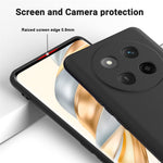 For Honor Magic7 Lite 5G / X9c 5G / X60 Pro 5G Case Liquid Silicone Phone Back Cover with Hand Strap