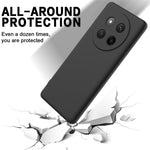 For Honor Magic7 Lite 5G / X9c 5G / X60 Pro 5G Case Liquid Silicone Phone Back Cover with Hand Strap
