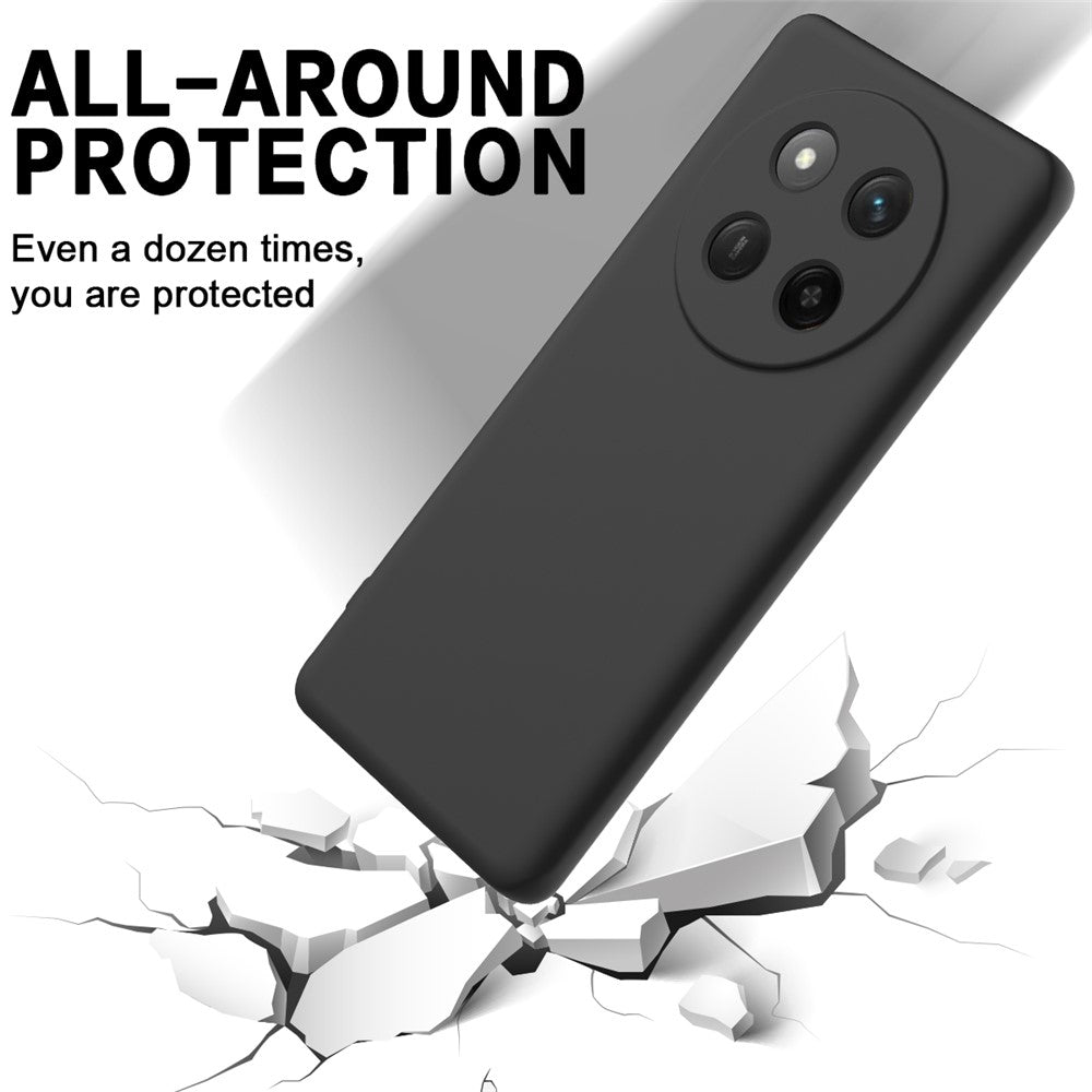 For Honor Magic7 Lite 5G / X9c 5G / X60 Pro 5G Case Liquid Silicone Phone Back Cover with Hand Strap
