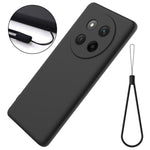 For Honor Magic7 Lite 5G / X9c 5G / X60 Pro 5G Case Liquid Silicone Phone Back Cover with Hand Strap