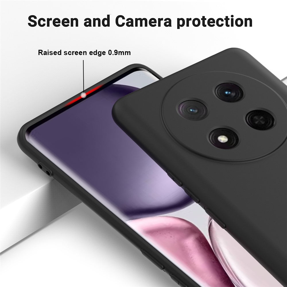 For Honor Magic7 Lite 5G / X9c 5G / X60 Pro 5G cover i flydende silikone med håndrem