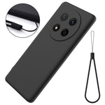 Til Honor Magic7 Lite 5G / X9c 5G / X60 Pro 5G Etui Flydende Silikone Telefon Bagcover med Håndrem