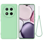 Til Honor Magic7 Lite 5G / X9c 5G / X60 Pro 5G Etui Flydende Silikone Telefon Bagcover med Håndrem