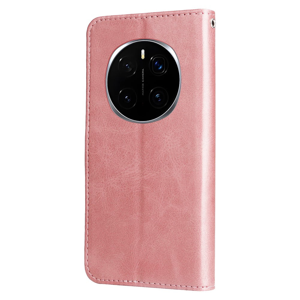For Honor Magic7 Pro 5G Case Zipper Wallet Calf Texture PU Leather Phone Cover