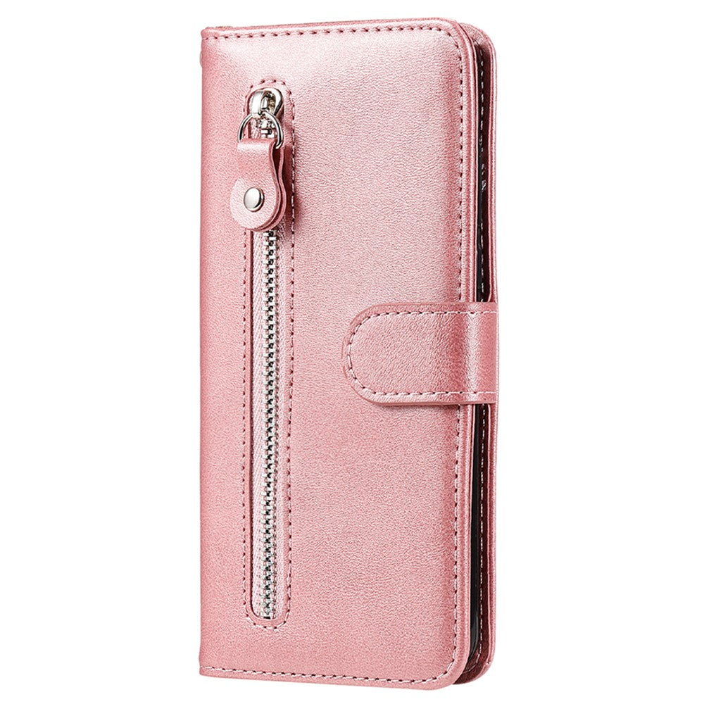 For Honor Magic7 Pro 5G Case Zipper Wallet Calf Texture PU Leather Phone Cover