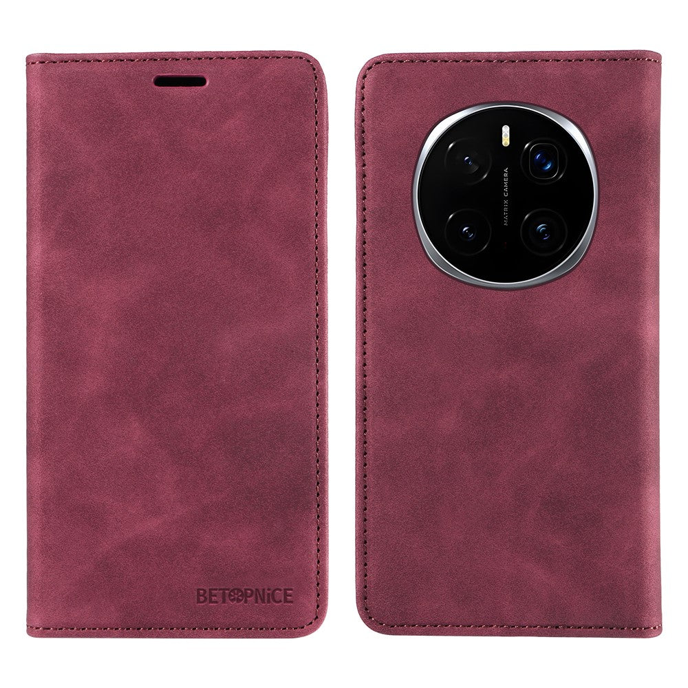 BETOPNICE 003 For Honor Magic7 Pro 5G Wallet Case Leather Phone Cover with Stand