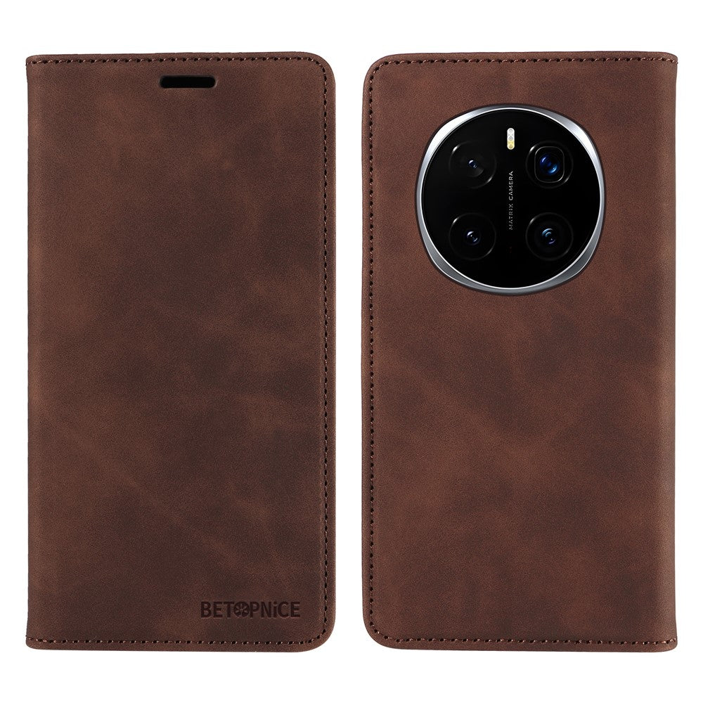 BETOPNICE 003 For Honor Magic7 Pro 5G Wallet Case Leather Phone Cover with Stand