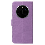 For Honor Magic7 Pro 5G Leather Case Butterfly Floral Imprint Wallet Stand Cover