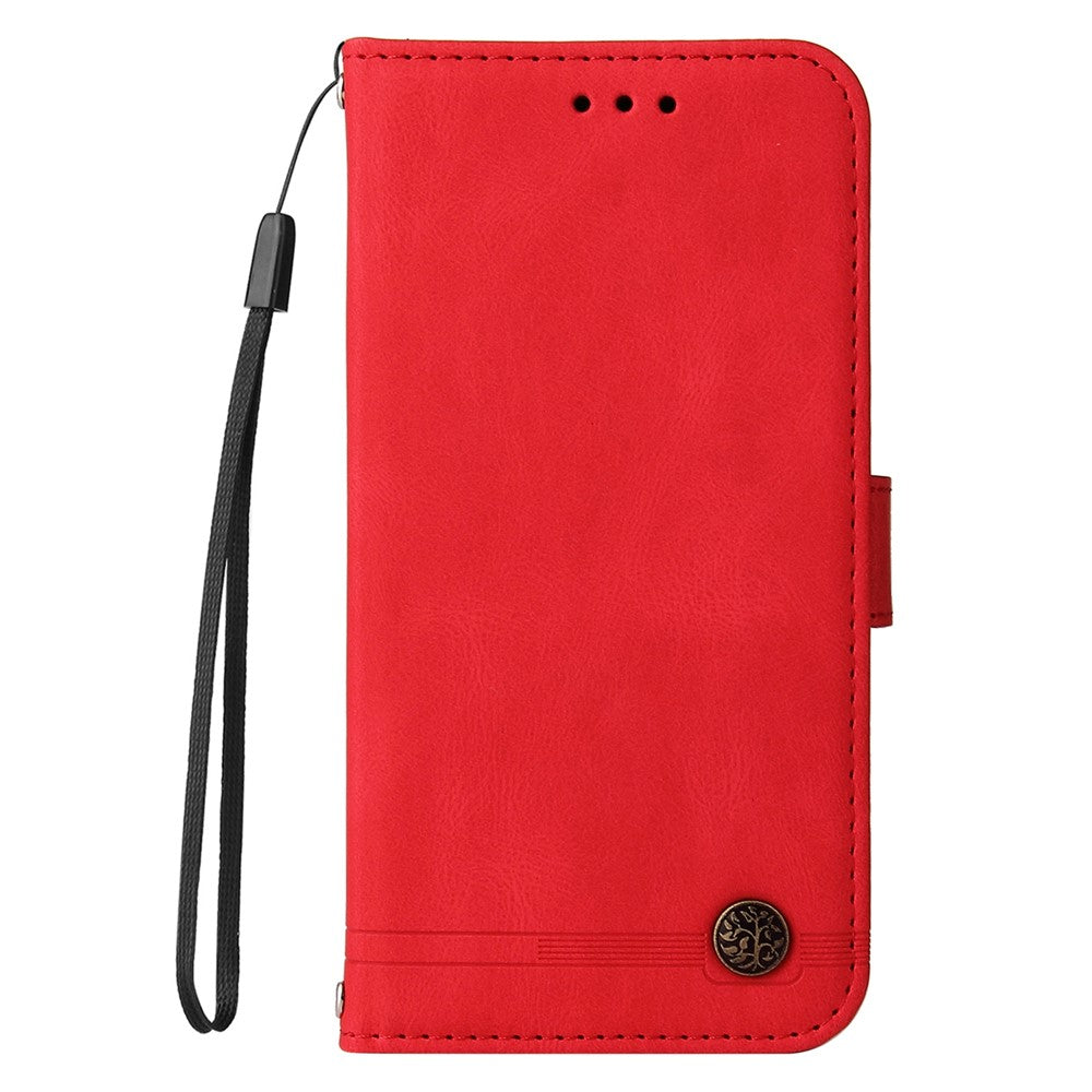 For Honor Magic7 5G Leather Wallet Cases Skin Touch Phone Cover Stand with Strap