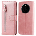 For Honor Magic7 5G Case Zipper Wallet Calf Texture PU Leather Phone Cover