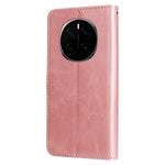 For Honor Magic7 5G Case Zipper Wallet Calf Texture PU Leather Phone Cover