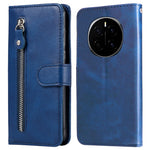 For Honor Magic7 5G Case Zipper Wallet Calf Texture PU Leather Phone Cover