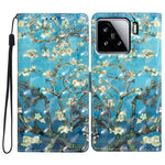 For Xiaomi 15 Case PU Leather Wallet Phone Cover 3D Pattern Printing