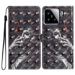For Xiaomi 15 Case PU Leather Wallet Phone Cover 3D Pattern Printing